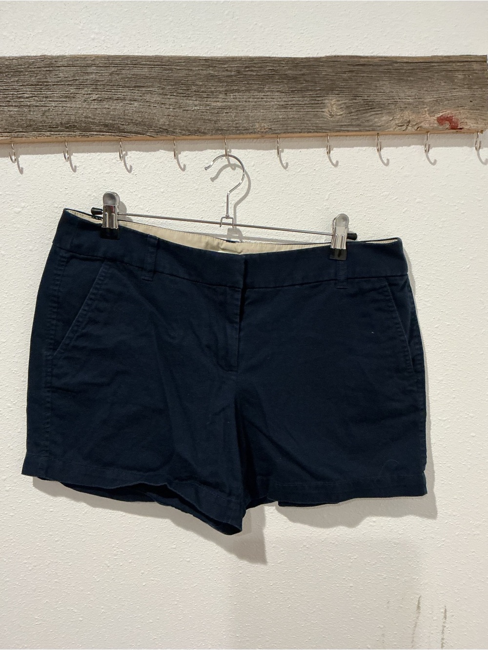 J. Crew Navy Cotton Chino Shorts
